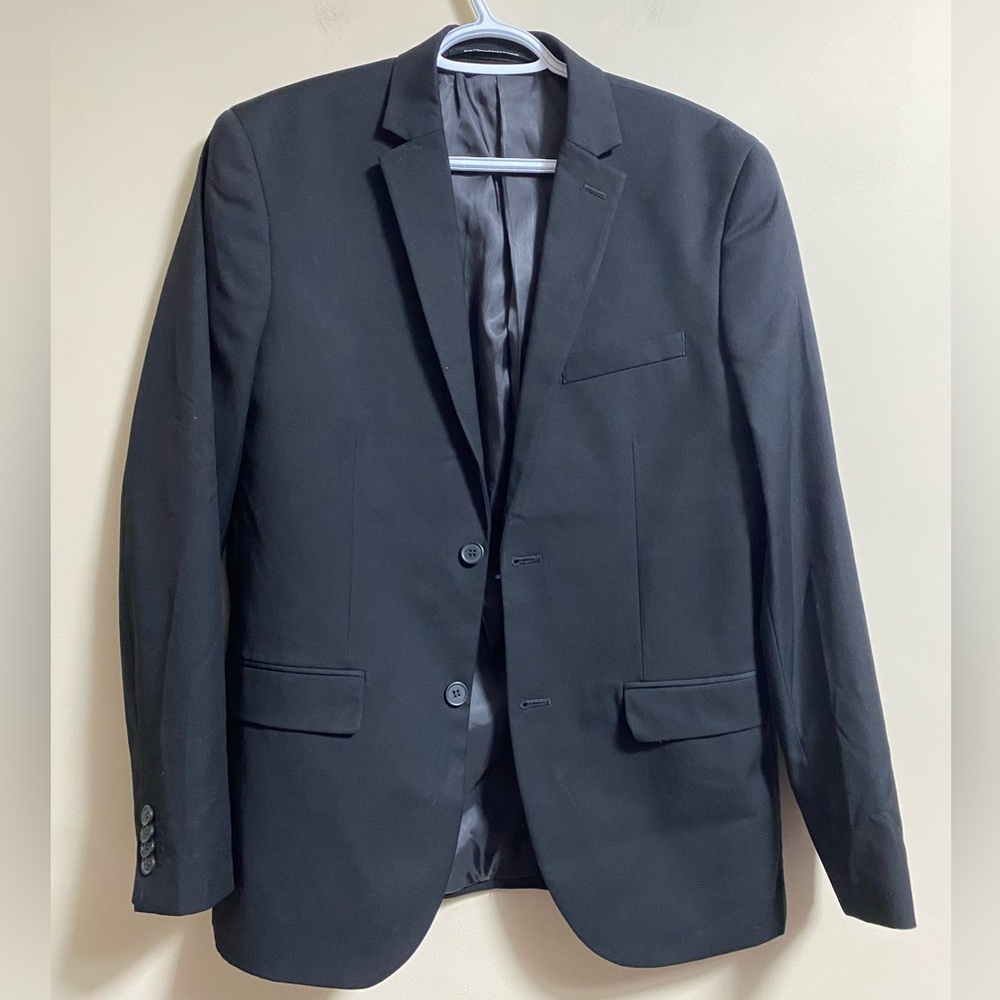 H&M Men’s Black 3-Piece Suit Set